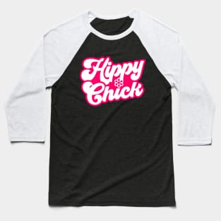 Hippy Chick Baseball T-Shirt